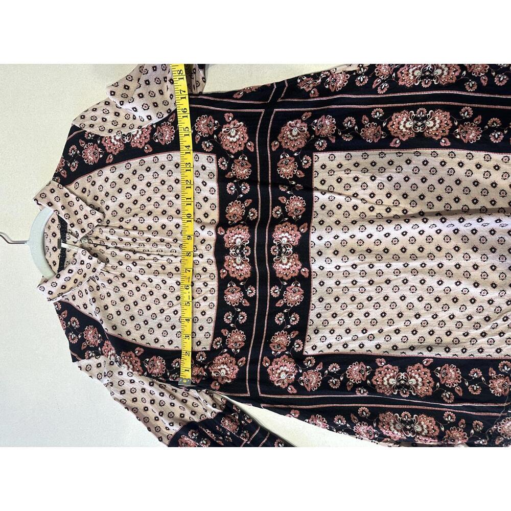 Free People Changing Times long sleeve boho tunic top s - Picture 8 of 9